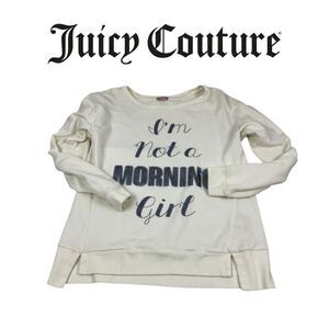 Juicy Couture White sequine Top. Sz M